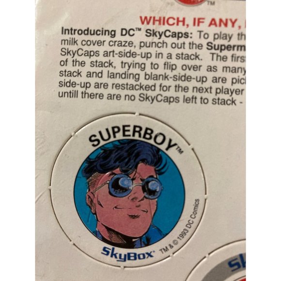 1993 SkyBox DC Comics Skycaps Superman 6" X 5" Promotional Panel - Picture 3 of 8
